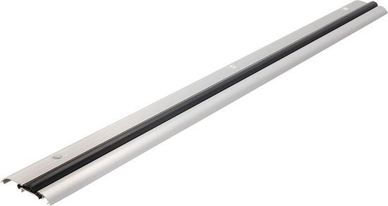 Fixman Tochtstrip - coupe-courant d'air - argent - aluminium - 91 x 8 cm - coupe-courant d'air de porte