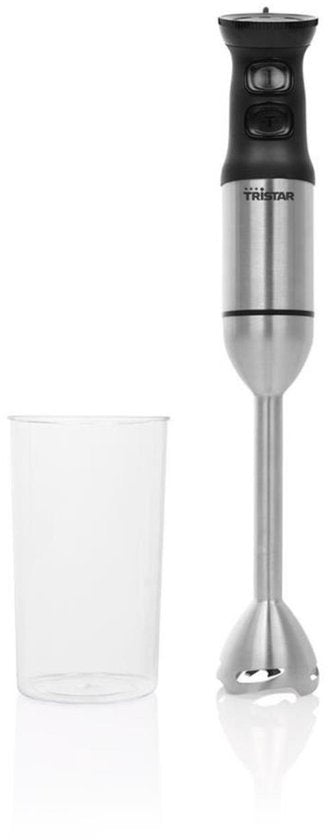 Mixeur plongeant Tristar 1200 W - MX-4855 - 5 vitesses - avec verre doseur - en acier inoxydable