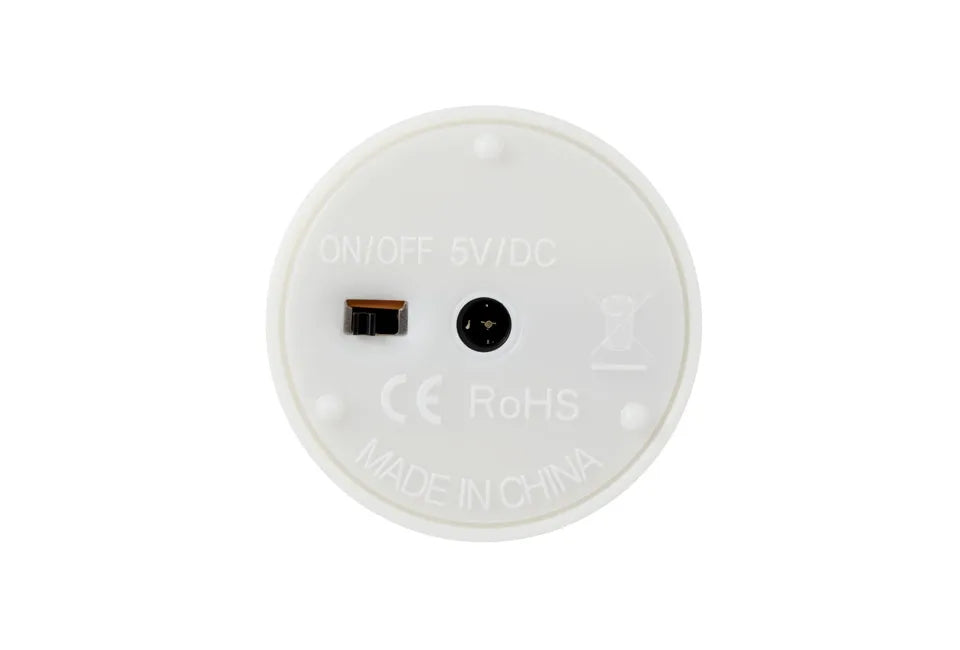 Home & Comfort - Lot de 6 lampes à thé LED rechargeables - Avec télécommande - Dimmable - 4 niveaux de lumière - Station de recharge incluse