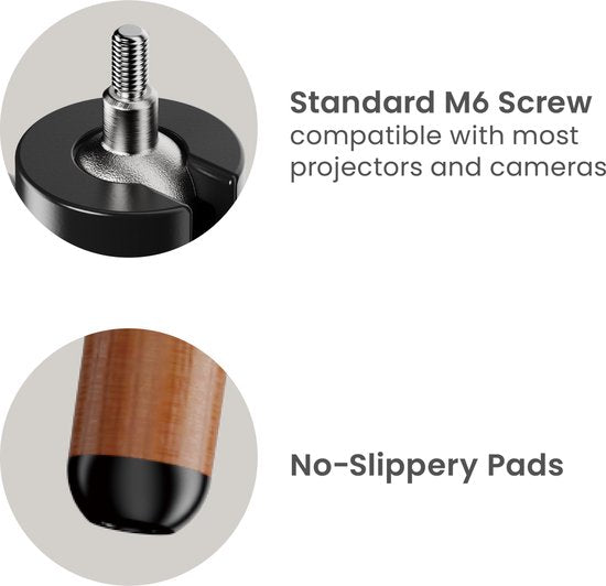 VDD - trépied pour vidéoprojecteur - support pour vidéoprojecteur - socle pour vidéoprojecteur - pieds en bois