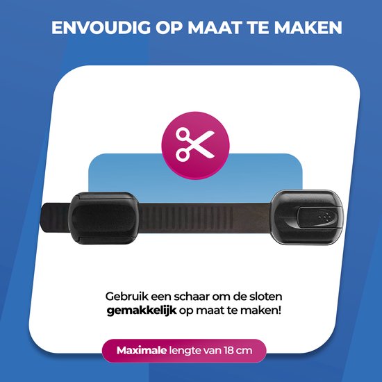 Roegaarden Child lockers - protection des casiers pour enfants - Sans perçage - Noir - 8 pièces
