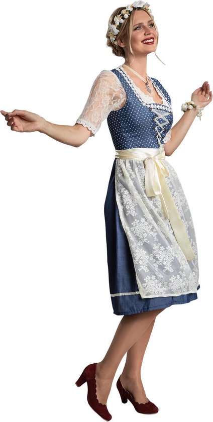dressforfun - Midi-Dirndl Kleinwalsertal modèle 2 M - costume déguisement halloween tenue de soirée carnaval costume carnaval tenue de soirée - 304641
