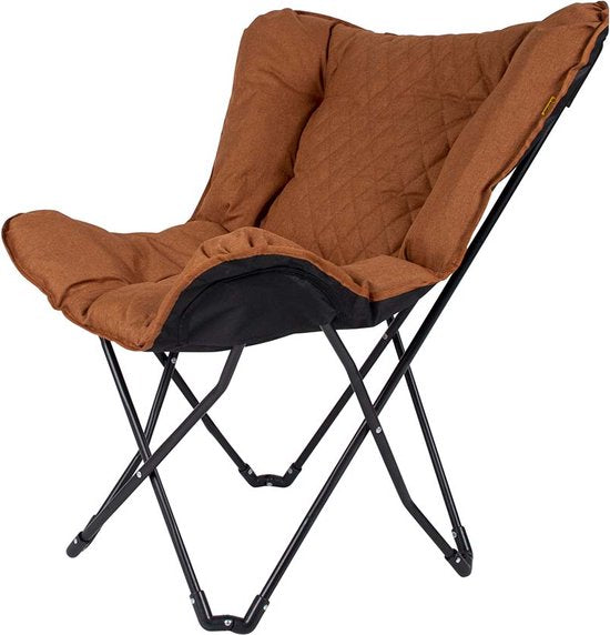 Bo-Camp - Industriel - Chaise papillon - Himrod - Cationique - Argile