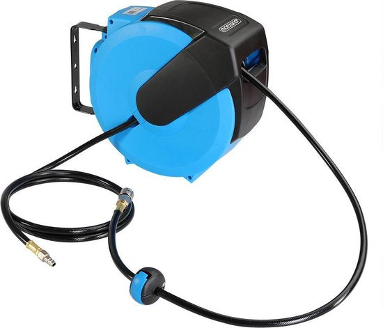 Enrouleur automatique de tuyau d'air comprimé Monzana - 20m - Connexion 1/4