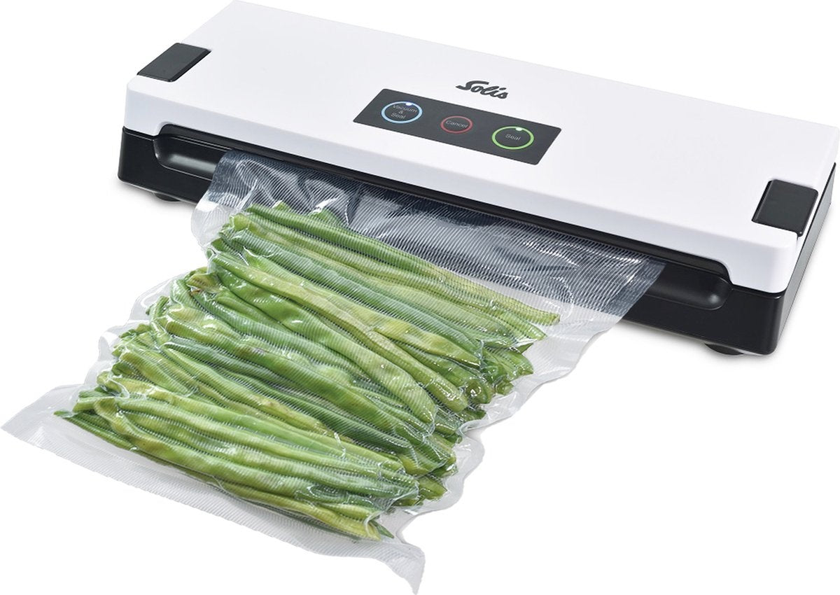 Solis Vac Quick 576 Machine à sceller sous vide avec raccord de tuyau - Blanc