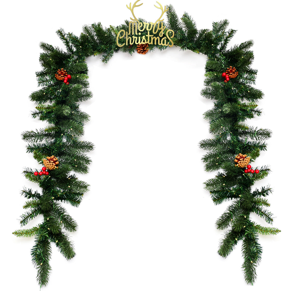 Guirlande lumineuse - Guirlande - guirlande de Noël - lumières de Noël extérieures - décoration de Noël - Noël - 2,7 mètres - 100 LEDs