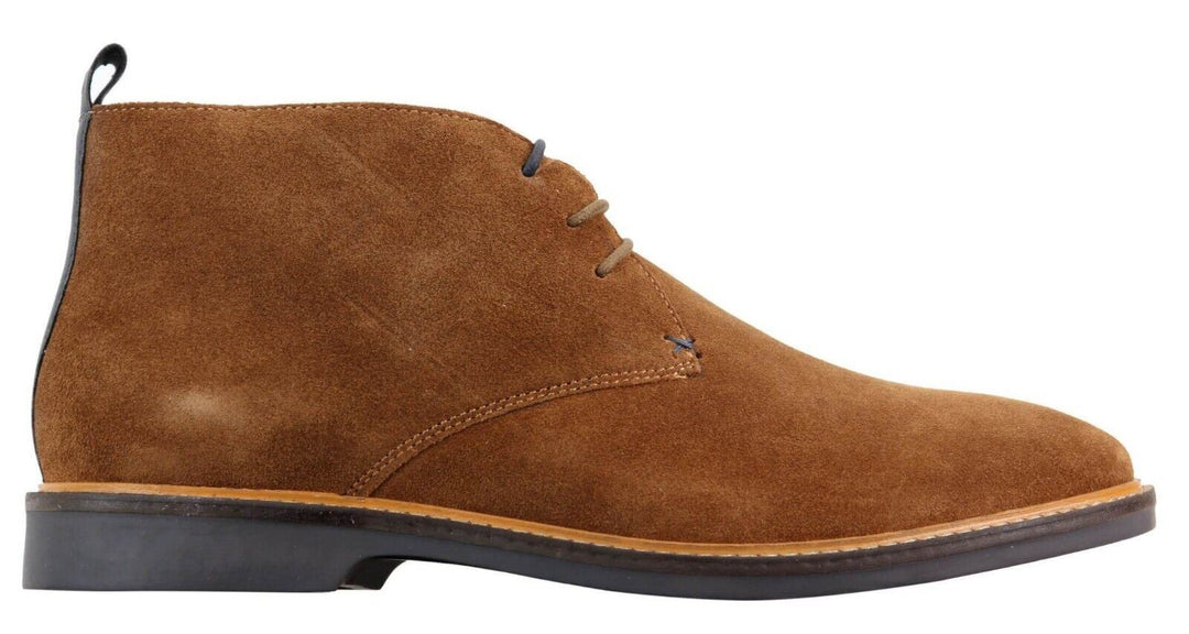 Cavani Chukka Boots Men - Tige en daim et laçage - Taille 44 - Tan