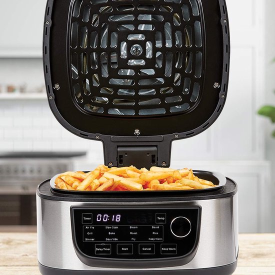Multicuiseur Power XL – Cuiseur 12-en-1 avec fonction AirFryer – pour frire, cuire, rôtir et comme grill électrique - Édition vente par correspondance