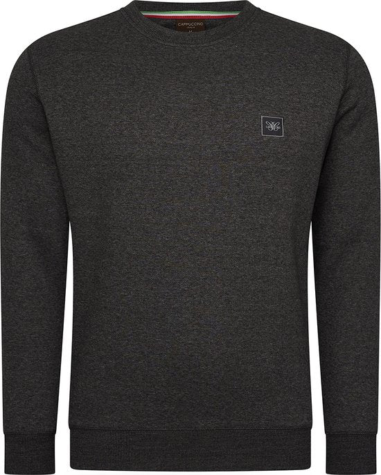Cappuccino Italia - Pulls Hommes Pull Prato - Gris - Taille XXL