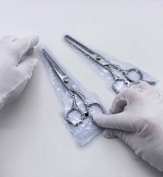 Ciseaux de coiffure professionnels pour droitiers - Ciseaux de coiffeur - Ciseaux à cheveux en acier inoxydable