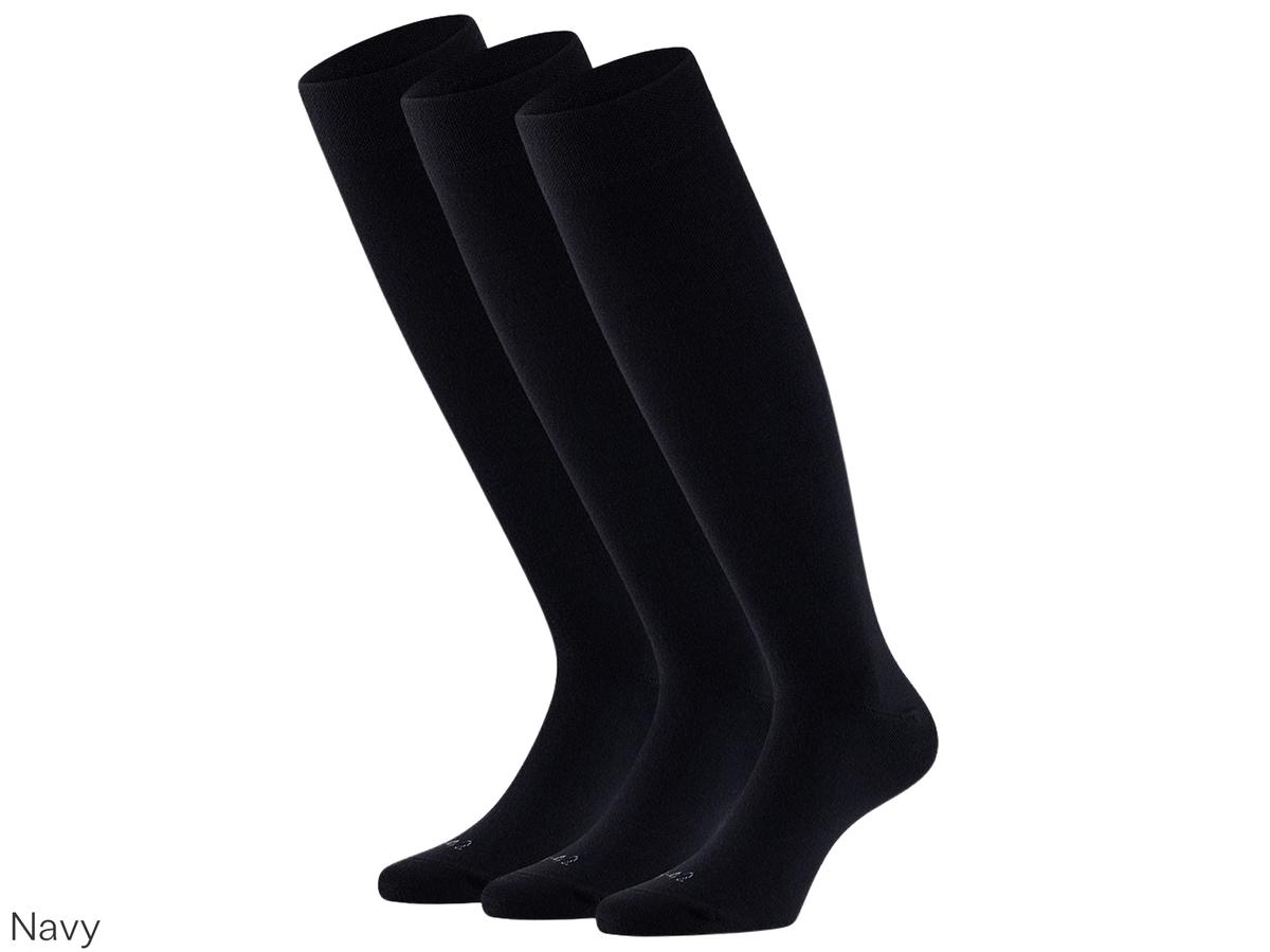 Chaussettes mi-longues en laine mérinos Comfort Essentials - Durables et confortables - pointures 43-46 - mélange foncé