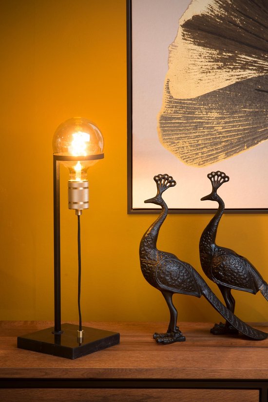 Lucide OTTELIEN - Lampe de table - 1xE27 - Noir