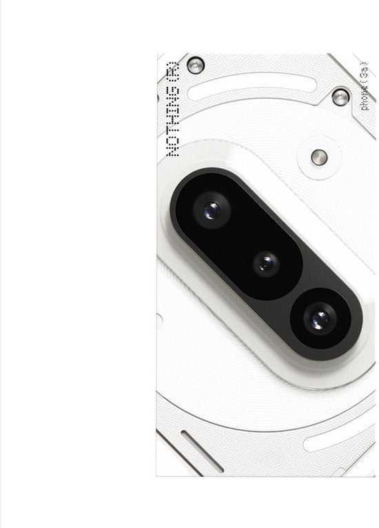 Nothing Phone (3a) - 8/128 Go - 5G - Blanc