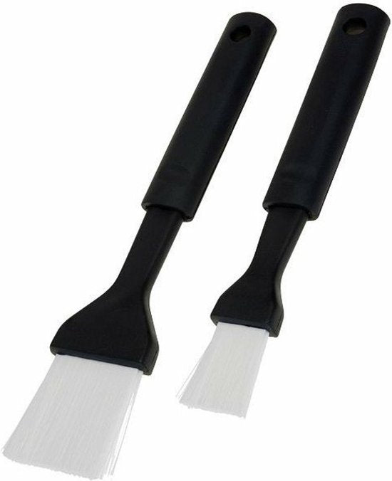 La Cucina : pinceaux à pâtisserie / pinceaux à graisser pour barbecue - Lot de 2 - pinceaux à marinade