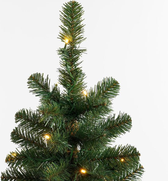 Black Box Trees Bedford Artificial Christmas Tree with LED Lights - H185 x Ø110 cm - Vert