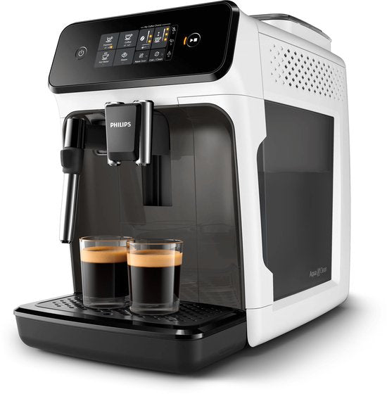 Philips série 1200 - EP1223/00 - Machine à expresso entièrement automatique - Machine à café entièrement automatique - 15 bars - Blanc