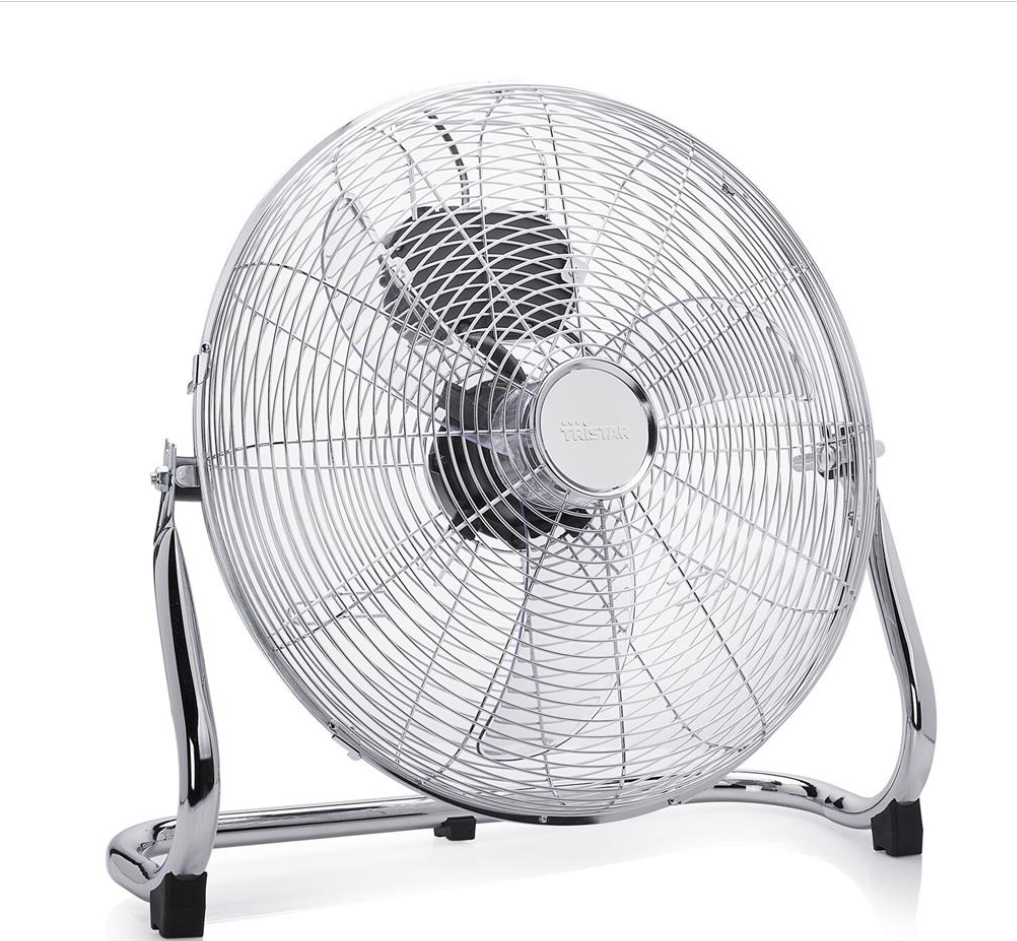 Ventilateur de boîte métallique Tristar PD-3897 40 cm - Argent métallisé - 3 vitesses