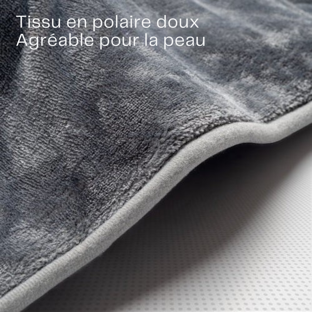 Coussin chauffant électrique - Auronic - Couverture chauffante pour nuque et Epaules - Lavable - Gris
