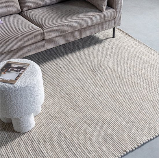 Tapis Dots de fonQ - Beige - Rectangulaire - 160 x 230 cm