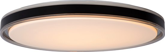 Lucide SILAS - Plafonnier - Ø 48,5 cm - LED à intensité variable - 1x36 W 2700 K - 3 niveaux de réglage - Fumé