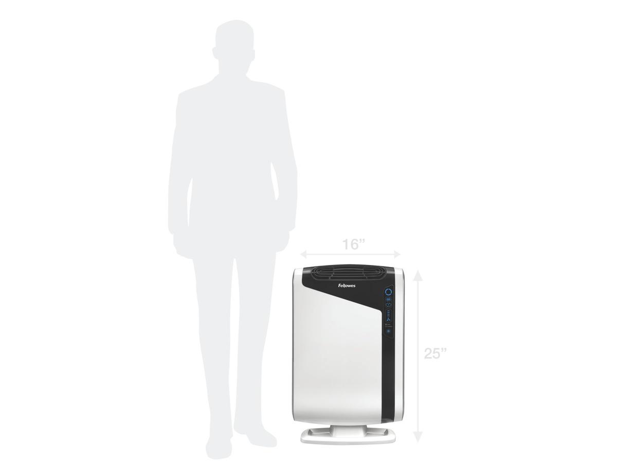 Purificateur d'air Fellowes AeraMax DX95 - Fonctionnement silencieux - Blanc - 43 m²