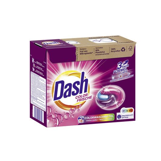 Dalli Dash Color Fresh Waspods - 3-en-1 - 18 pièces - Color