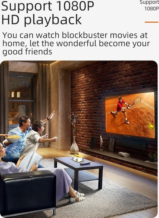 Fuegobird Smart Mini Beamer-Support de téléphone mobile sans fil même écran