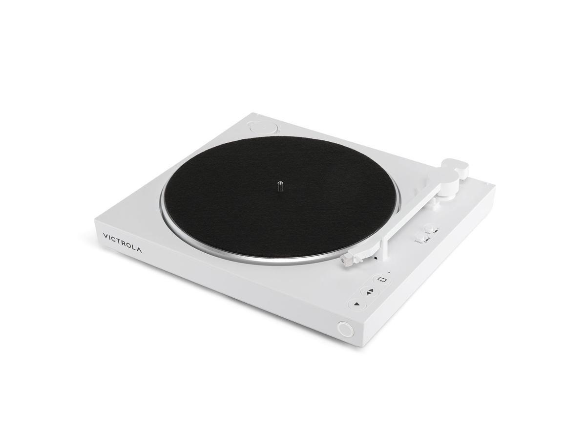 Platine vinyle automatique Victrola - Préamplificateur - Bluetooth - Blanc