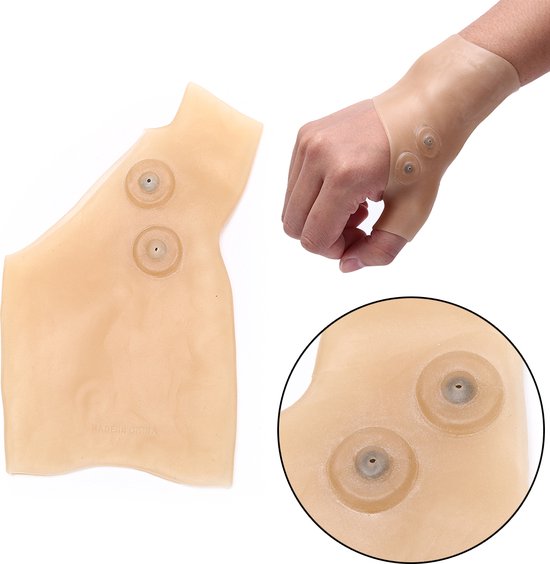 CHLIN® : Attelle magnétique de massage pour le pouce, destinée aux hommes et aux femmes, jeunes et moins jeunes. Soulage les douleurs au niveau du poignet, de la main et du pouce. Solution idéale en cas de syndrome de la souris et de blessures.