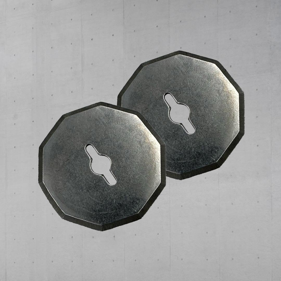 Lames de rechange pour la découpeuse universelle sans fil Hammersmith SharpSpin - Lot de 2 - À changement rapide - Pour des coupes précises
