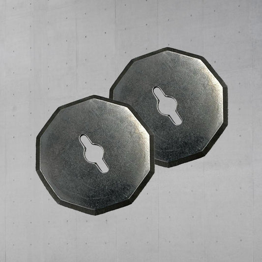 Lames de rechange pour la découpeuse universelle sans fil Hammersmith SharpSpin - Lot de 2 - À changement rapide - Pour des coupes précises