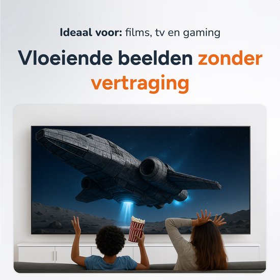 Skoov Commutateur HDMI 2 in 1 out - Plug & Play - Dolby / 3D - Répartiteur - 4K - 60HZ - Premium - Universel - Jeu - TV - Extender - Accessoires