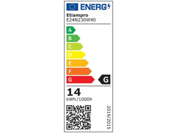 EtiamPro Bande LED Flexible - Blanc 4000K - 60 Leds/M - 5 M - 24 V - Ip20 - Cri90