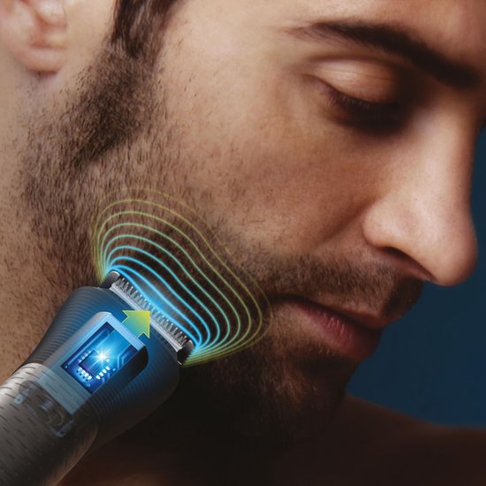 Philips All-in-One Série 9000 MG9540/15 - 13-en-1 - Multigroom - Tondeuse à barbe - Pour la barbe, le corps et les cheveux - avec OneBlade - Gris foncé