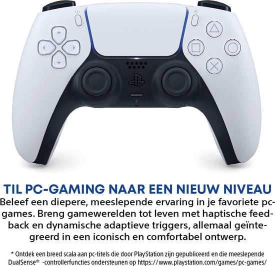 Manette sans fil Sony PS5 DualSense - Blanche