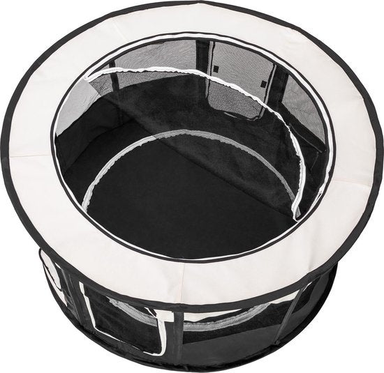 TecTake - Tapis pour chiots Carola - Noir - (Ø x H) 114 x 58 cm