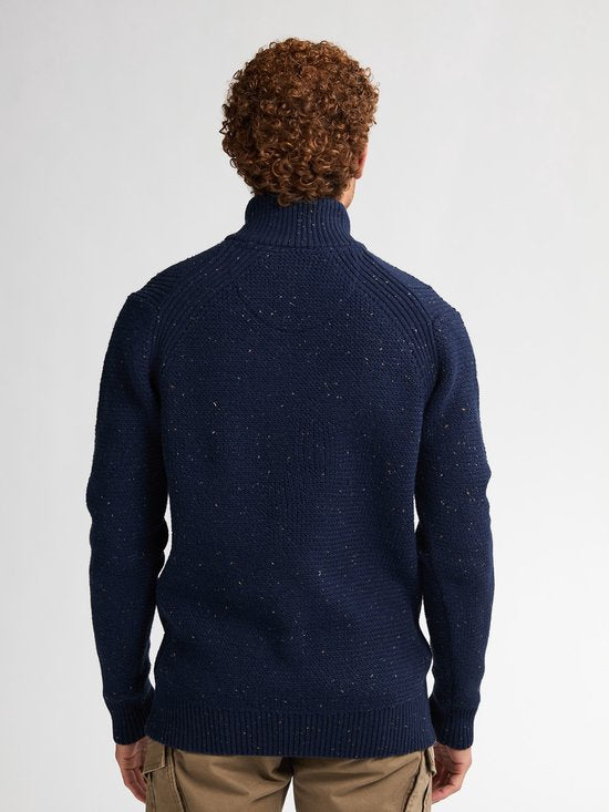 Petrol Industries - Pull mélangé pour homme Buffalo - Bleu - Taille S