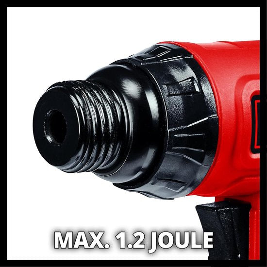 Burin pneumatique Einhell TC-PC 45 - 1,2 J - Avec jeu de 4 burins (120 mm)