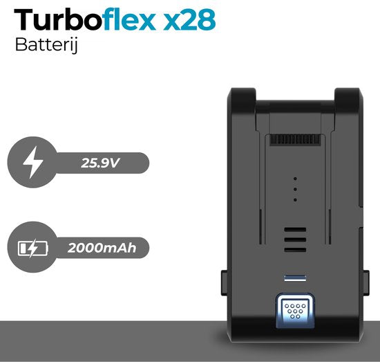 Batterie pour aspirateur vertical Sanovy - Sanovy Turbo Flex X28 Part