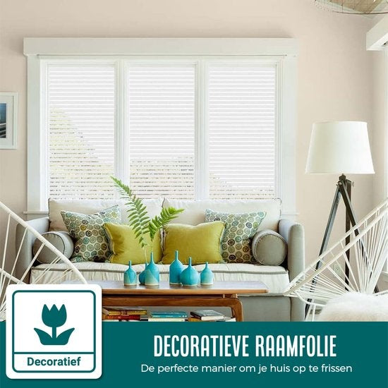 Homewell Film pour fenêtre HR++ 45x300cm - Solaire et isolant - Statique - Rayures