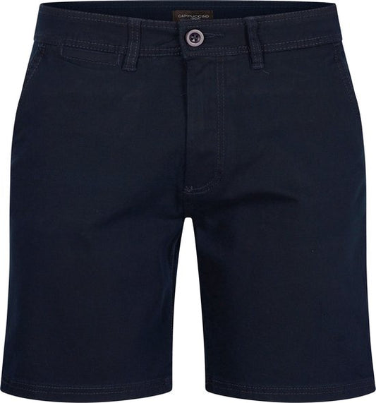 Cappuccino Italia - M - Short Chino - Hommes - Bleu marine