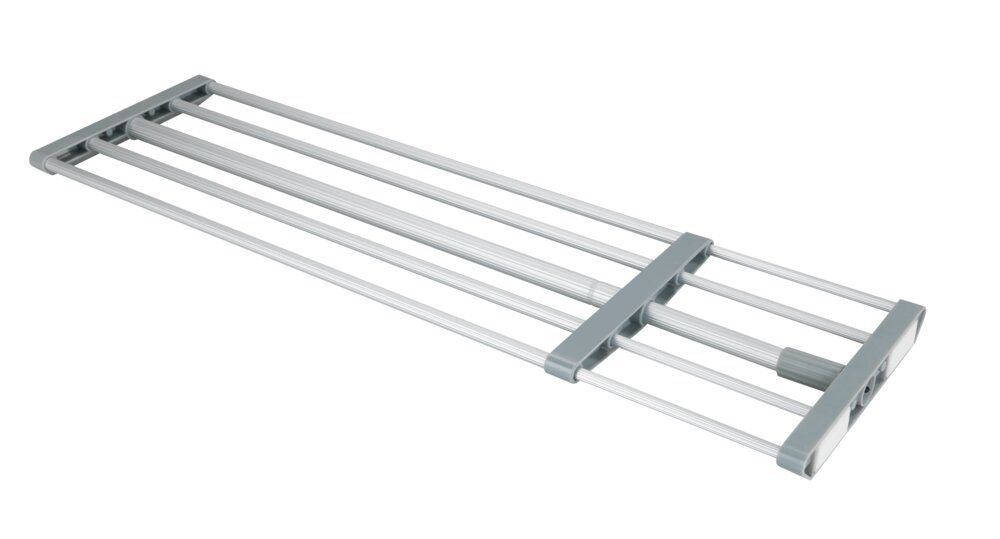 WENKO Support télescopique à pinces Gris/Argent - 70-120 cm - Sans perçage