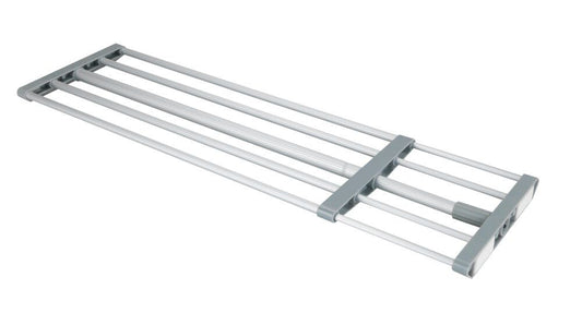 WENKO Support télescopique à pinces Gris/Argent - 70-120 cm - Sans perçage
