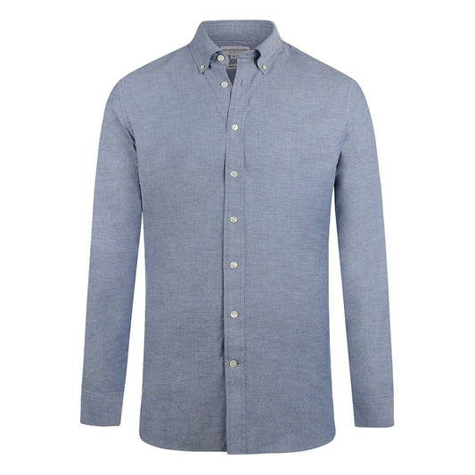 Chemise Oxford stretch McGregor - Bleu marine - Homme - Coupe classique - M