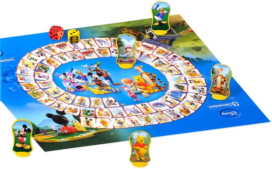 Jeu de société Clementoni - Le jeu de l'oie Disney - Jeu de société pour toute la famille - Enfants à partir de 6 ans