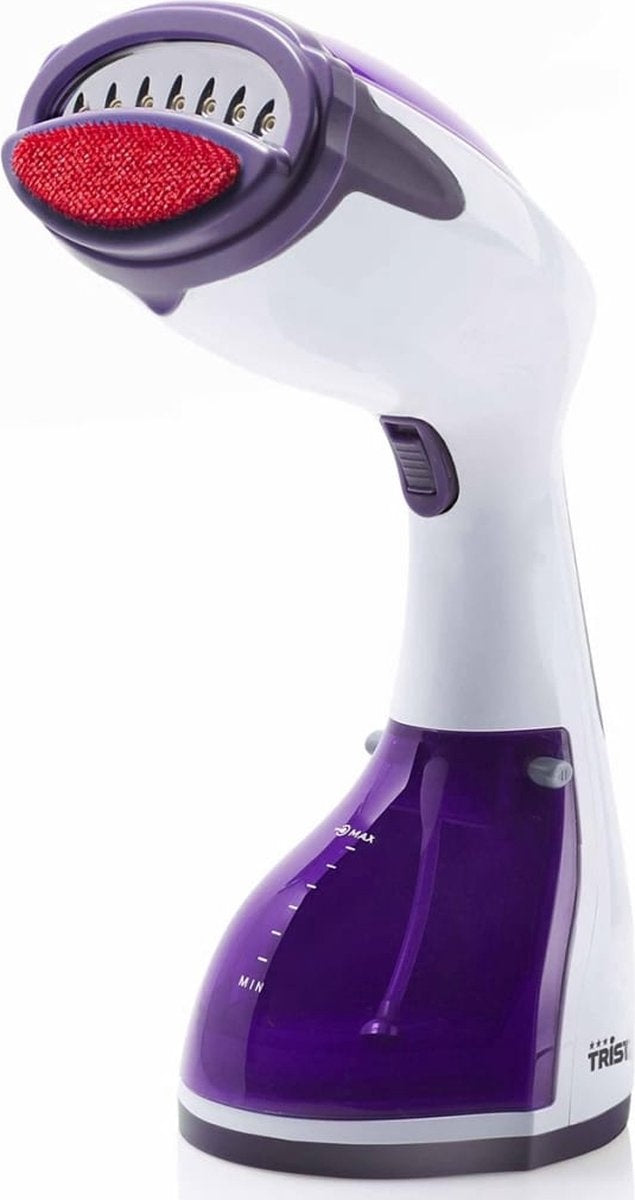 Tristar Steamer à vêtements ST-8916 - Pour vêtements et meubles - Inclut 2 brosses d'appoint - Violet/Blanc