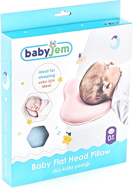 Babyjem Coussin de tête ergonomique rose 1114151