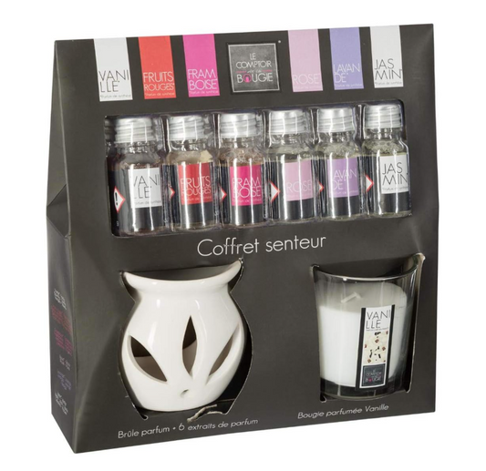 Atmosphera Createur D'interieur Kili Coffret de parfums d'ambiance - 8 pièces - Blanc