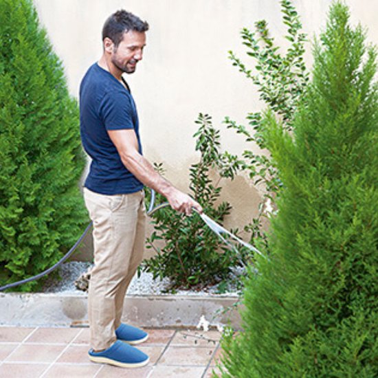 Stepluxe Slippers - Pantoufles en gel pour hommes et femmes - Bleu