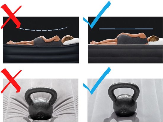 Intex Prestige Mid-Rise air bed - Queen size - Pompe électrique intégrée